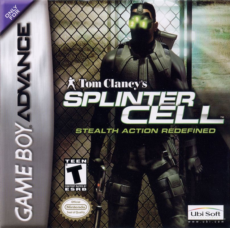 Splinter Cell box art for GameBoy Advance